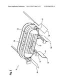 PUSHING DEVICE, TRANSPORT ARRANGEMENT AND PACKAGING ARRANGEMENT diagram and image