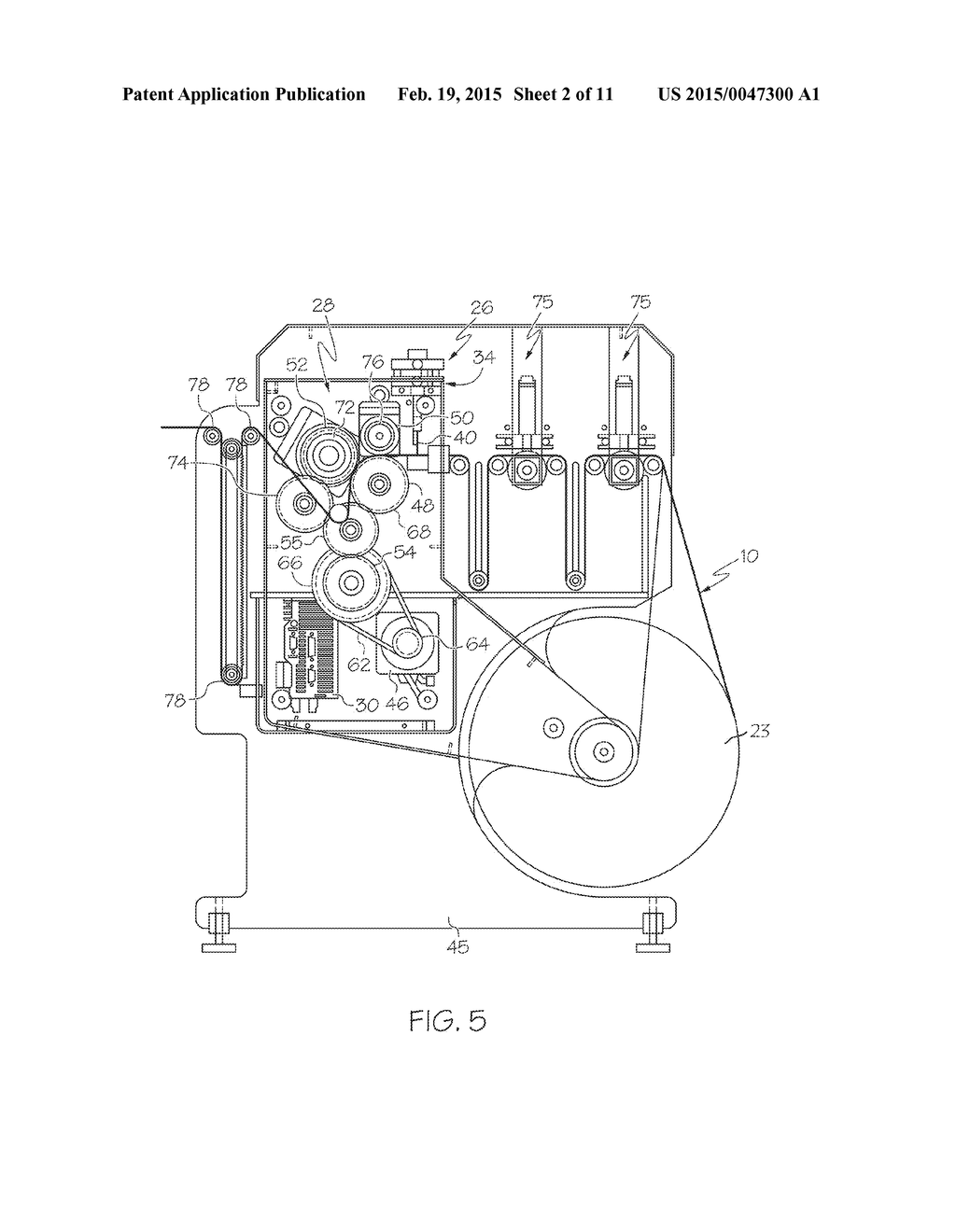 METHOD AND APPARATUS FOR OPENING BAGS WHILE MAINTAINING A CONTINUOUS STRIP     OF BAG PRECURSORS - diagram, schematic, and image 03