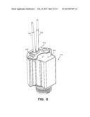 METHOD AND APPARATUS FOR USE IN PROVIDING WIRE STRAIN RELIEF WITH     ENVIRONMENTALLY PROTECTED IRRIGATION DEVICES diagram and image