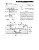 STACKED VIA STRUCTURES AND METHODS OF FABRICATION diagram and image