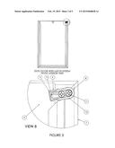 Low Profile Latch and Closing Panel for Pet Door diagram and image