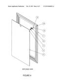 Low Profile Latch and Closing Panel for Pet Door diagram and image