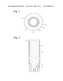 RADIALLY ANISOTROPIC RING R-TM-B MAGNET, ITS PRODUCTION METHOD, DIE FOR     PRODUCING IT, AND ROTOR FOR BRUSHLESS MOTOR diagram and image