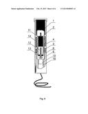 RECONFIGURABLE RESONANT AERIAL WITH AN IMPEDANCE CORRECTOR diagram and image