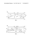 Lighting system with angled LED arrays diagram and image