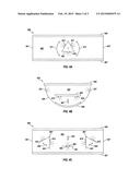 Lighting system with angled LED arrays diagram and image