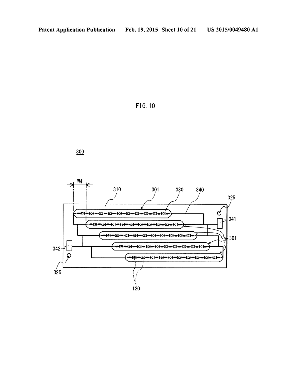 LIGHT-EMITTING MODULE, AND ILLUMINATION LIGHT SOURCE AND ILLUMINATION     DEVICE USING SAME - diagram, schematic, and image 11