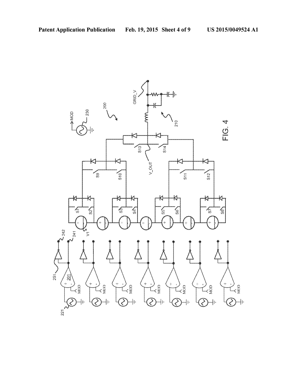 POWER CONVERTER WITH A MULTI-LEVEL BRIDGE TOPOLOGY AND CONTROL METHOD - diagram, schematic, and image 05