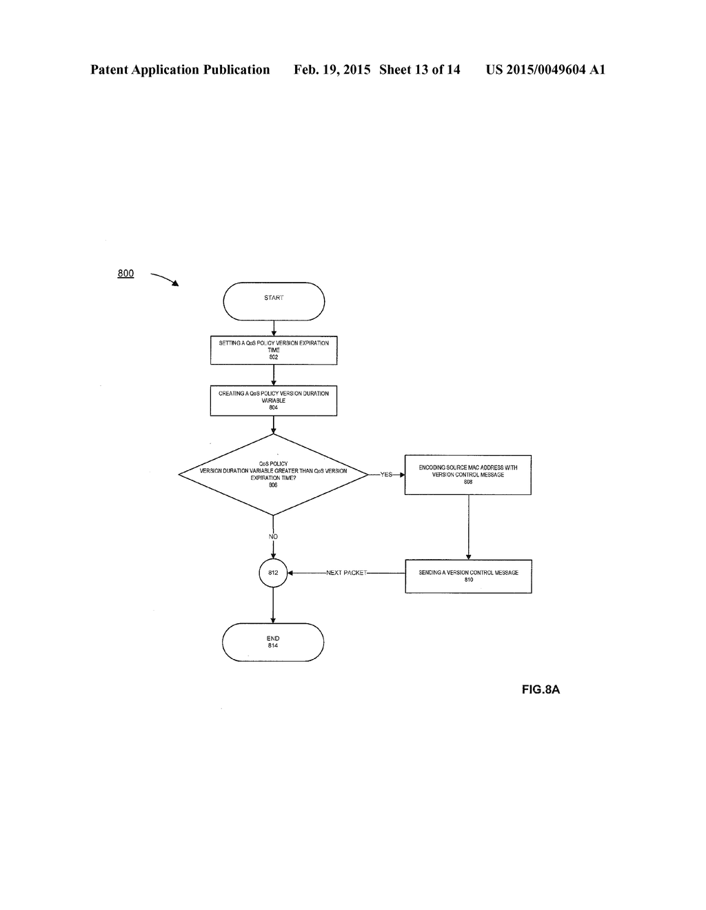 Efficient In-Band Communication of Quality-Of-Service Policies Between     Virtual Classification Devices and Enforcement Devices - diagram, schematic, and image 14