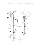 Device for a Pile, which Can Be Anchored in the Bottom of a Lake or the     Sea and/or the Ground diagram and image