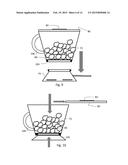 Hot Air Popcorn Popper with Detachable Carafe Used for Serving Dispenser diagram and image