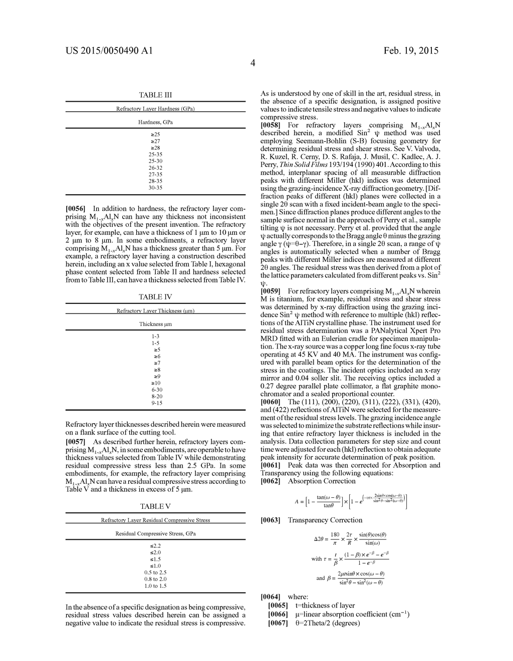 Low Stress Hard Coatings And Applications Thereof - diagram, schematic, and image 16