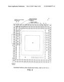 Integrated circuit package having surface-mount blocking elements diagram and image