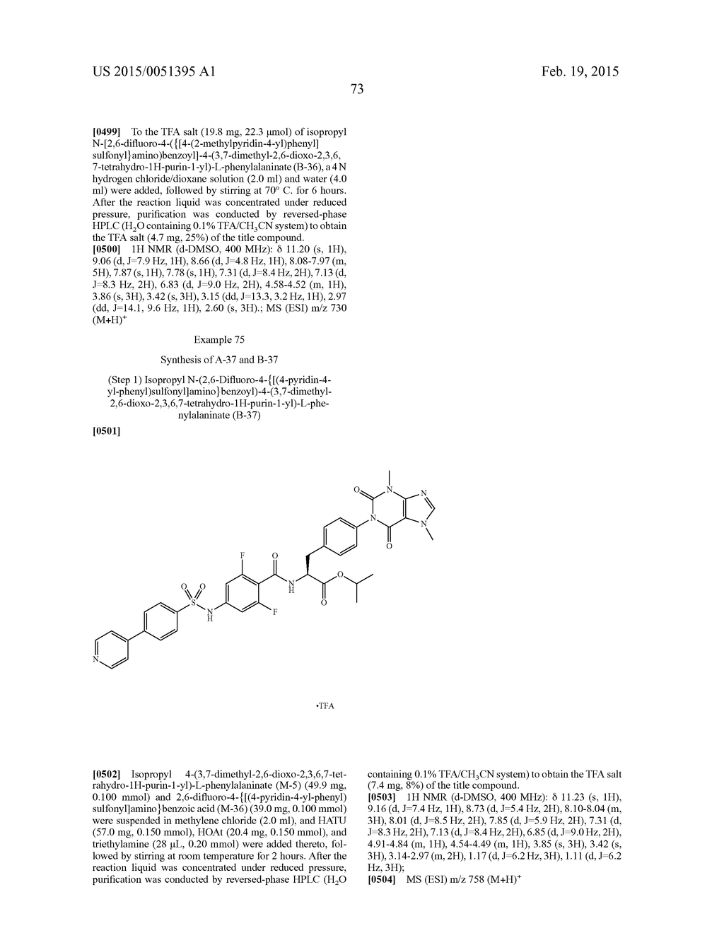 SULFONAMIDE DERIVATIVE AND MEDICINAL USE THEREOF - diagram, schematic, and image 74