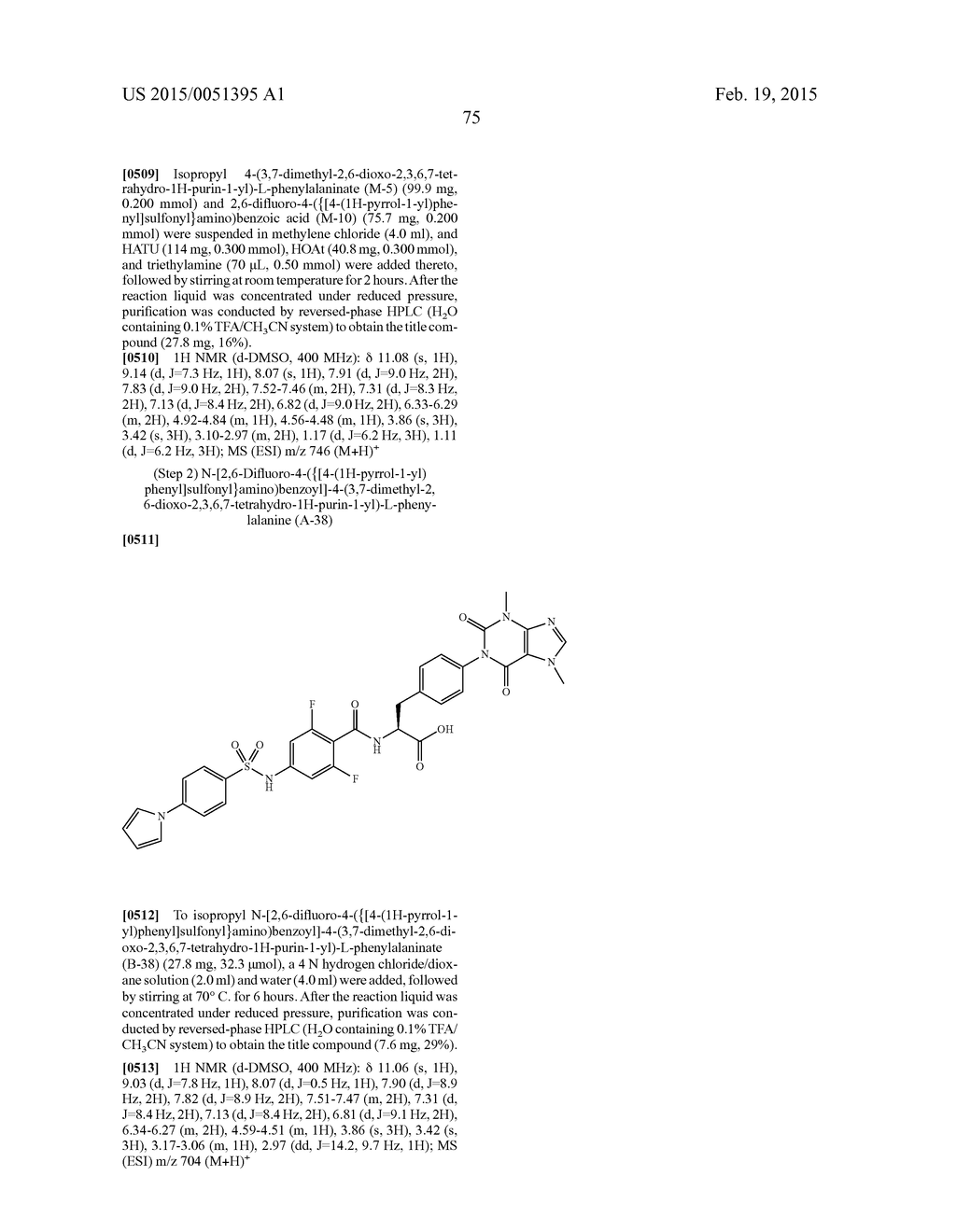 SULFONAMIDE DERIVATIVE AND MEDICINAL USE THEREOF - diagram, schematic, and image 76