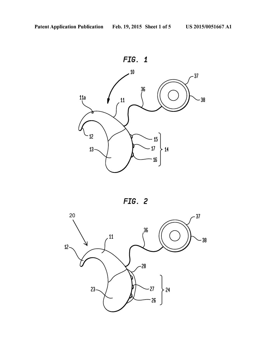 HEARING PROSTHESIS SYSTEM HAVING INTERCHANGEABLE HOUSINGS - diagram, schematic, and image 02