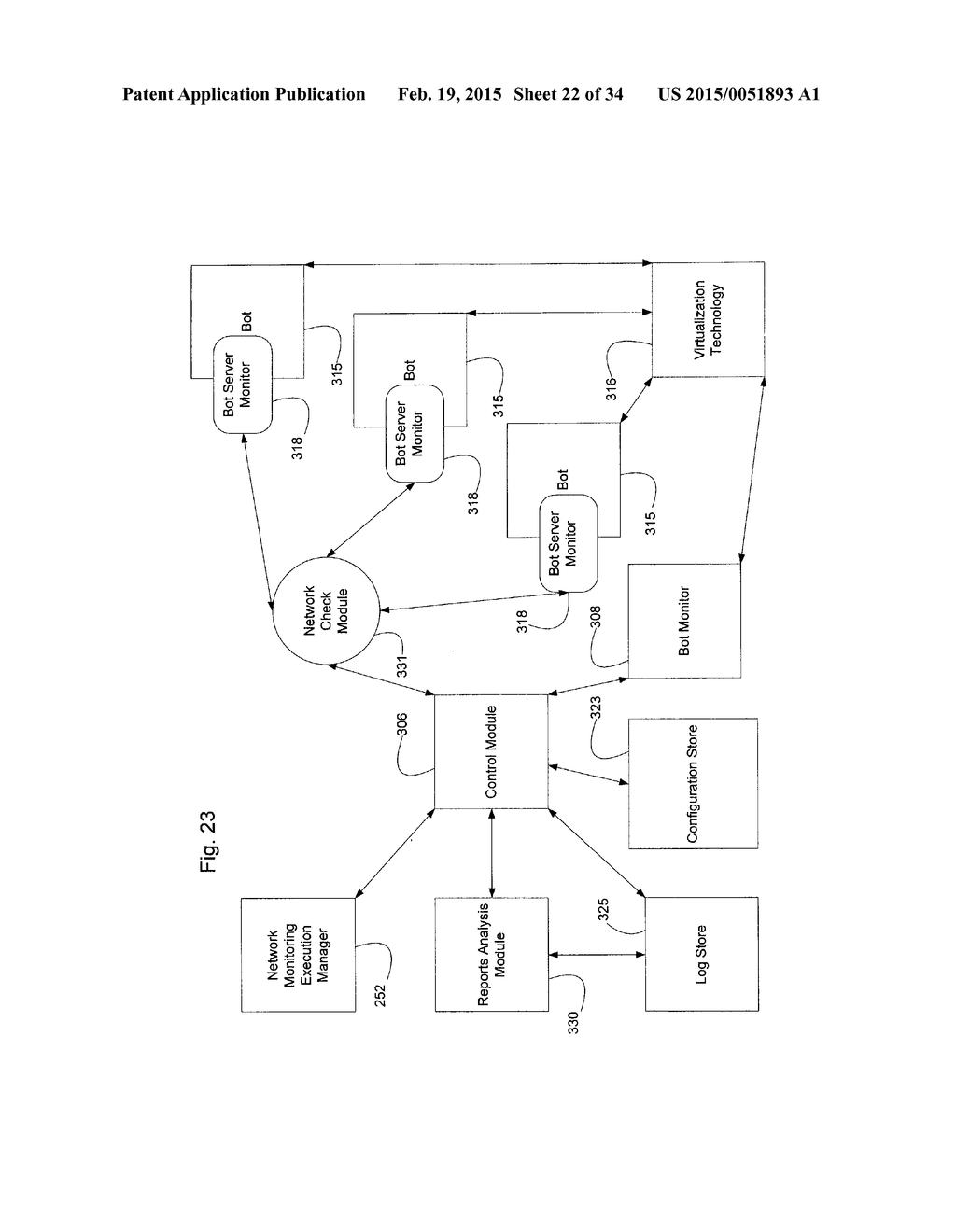 SYSTEMS AND METHODS FOR NETWORK MONITORING AND ANALYSIS OF A SIMULATED     NETWORK - diagram, schematic, and image 23