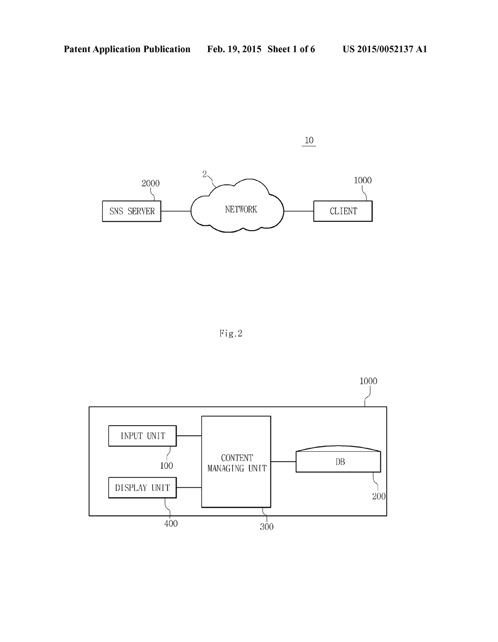 APPARATUS FOR COLLECTING CONTENTS USING SOCIAL RELATION CHARACTER AND     METHOD THEREOF - diagram, schematic, and image 02