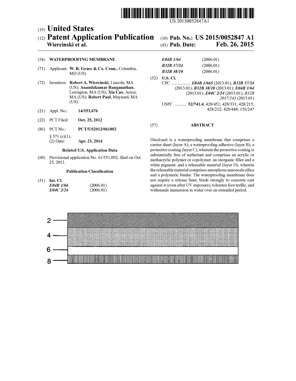 WATERPROOFING MEMBRANE - diagram, schematic, and image 01