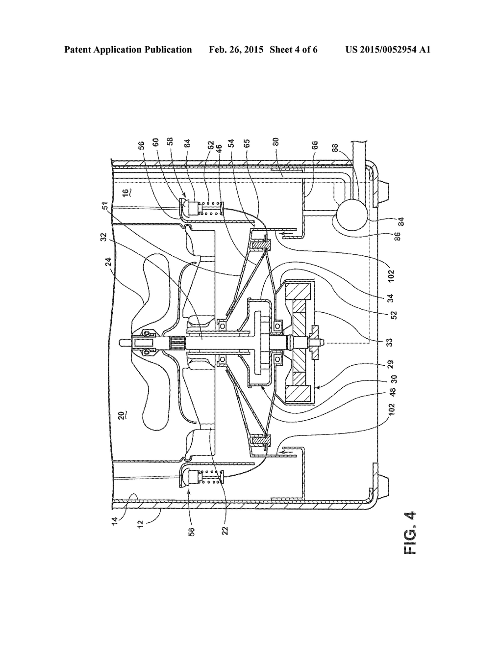 LAUNDRY TREATING APPLIANCE WITH A STATIC TUB AND A WATER TRAP VAPOR SEAL - diagram, schematic, and image 05