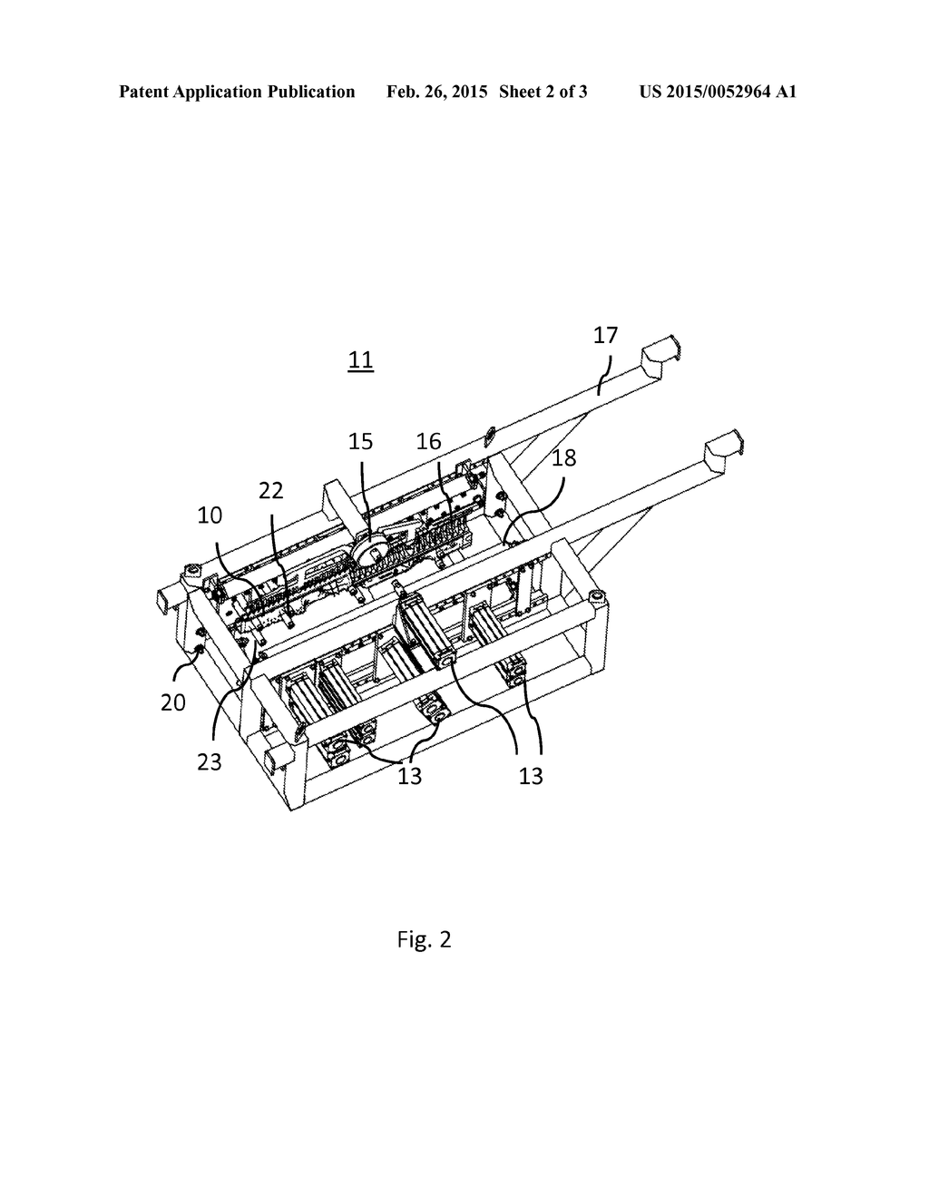 MACHINE AND METHOD FOR TREATING CAST COMPONENTS - diagram, schematic, and image 03