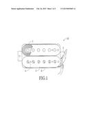 MAGNETIC PICKUP FOR GUITAR diagram and image