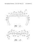 TIRE WITH TREAD PROFILE HAVING CONTINUOUS CURVATURE AND METHOD FOR FORMING     TIRE diagram and image