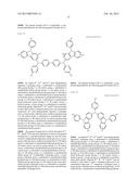 ORGANIC ELECTRIC LIGHT EMITTING ELEMENT, MATERIAL FOR SAID ELEMENT, AND     LIGHT EMITTING DEVICE, DISPLAY DEVICE, AND ILLUMINATION DEVICE EMPLOYING     SAID ELEMENT diagram and image