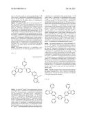 ORGANIC ELECTRIC LIGHT EMITTING ELEMENT, MATERIAL FOR SAID ELEMENT, AND     LIGHT EMITTING DEVICE, DISPLAY DEVICE, AND ILLUMINATION DEVICE EMPLOYING     SAID ELEMENT diagram and image