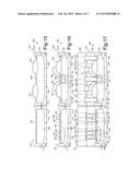 INTEGRATED DEVICE WITH RAISED LOCOS INSULATION REGIONS AND PROCESS FOR     MANUFACTURING SUCH DEVICE diagram and image