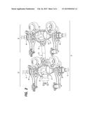 CONVERTIBLE TANDEM AXLE ARRANGEMENT AND METHOD FOR CONVERTING A TANDEM     AXLE ARRANGEMENT TO EITHER OF A SINGLE DRIVE OR A DUAL DRIVE TANDEM AXLE     ARRANGEMENT diagram and image