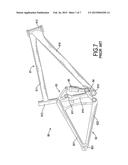 ONE-PIECE CONNECTOR FOR A SHOCK-ABSORBING FRAME OF A BICYCLE diagram and image