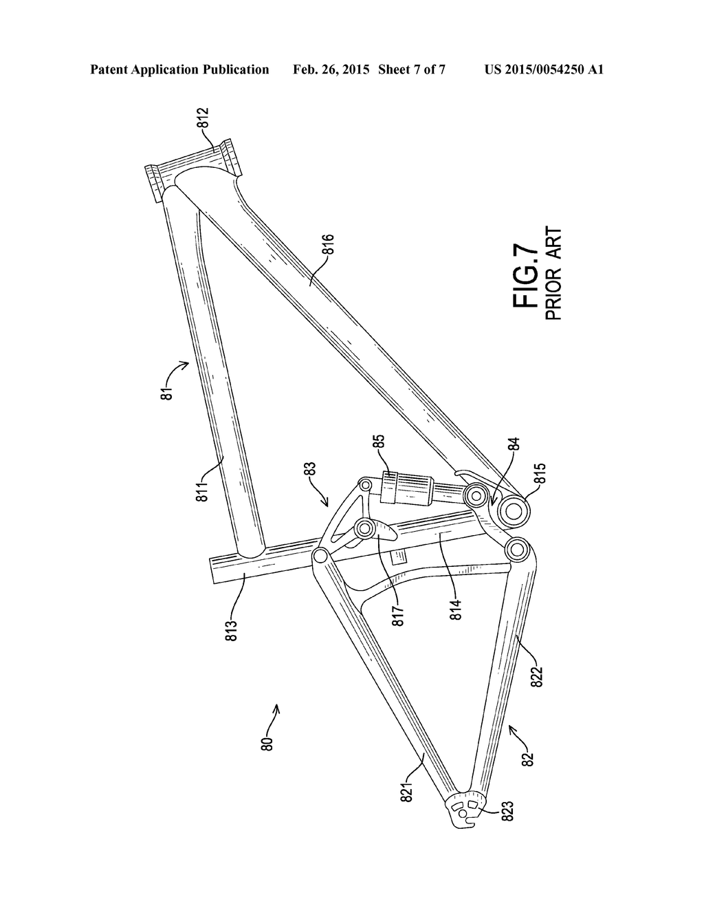 ONE-PIECE CONNECTOR FOR A SHOCK-ABSORBING FRAME OF A BICYCLE - diagram, schematic, and image 08