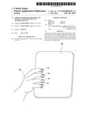 Adhesive backed Finger Holds and Purlicue Stop for fitment to Handheld     Devices diagram and image