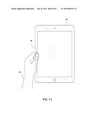 Adhesive backed Finger Holds and Purlicue Stop for fitment to Handheld     Devices diagram and image