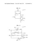 LINE DRIVING CIRCUIT IMPROVING SIGNAL CHARACTERISTIC AND SEMICONDUCTOR     DEVICE INCLUDING THE SAME diagram and image