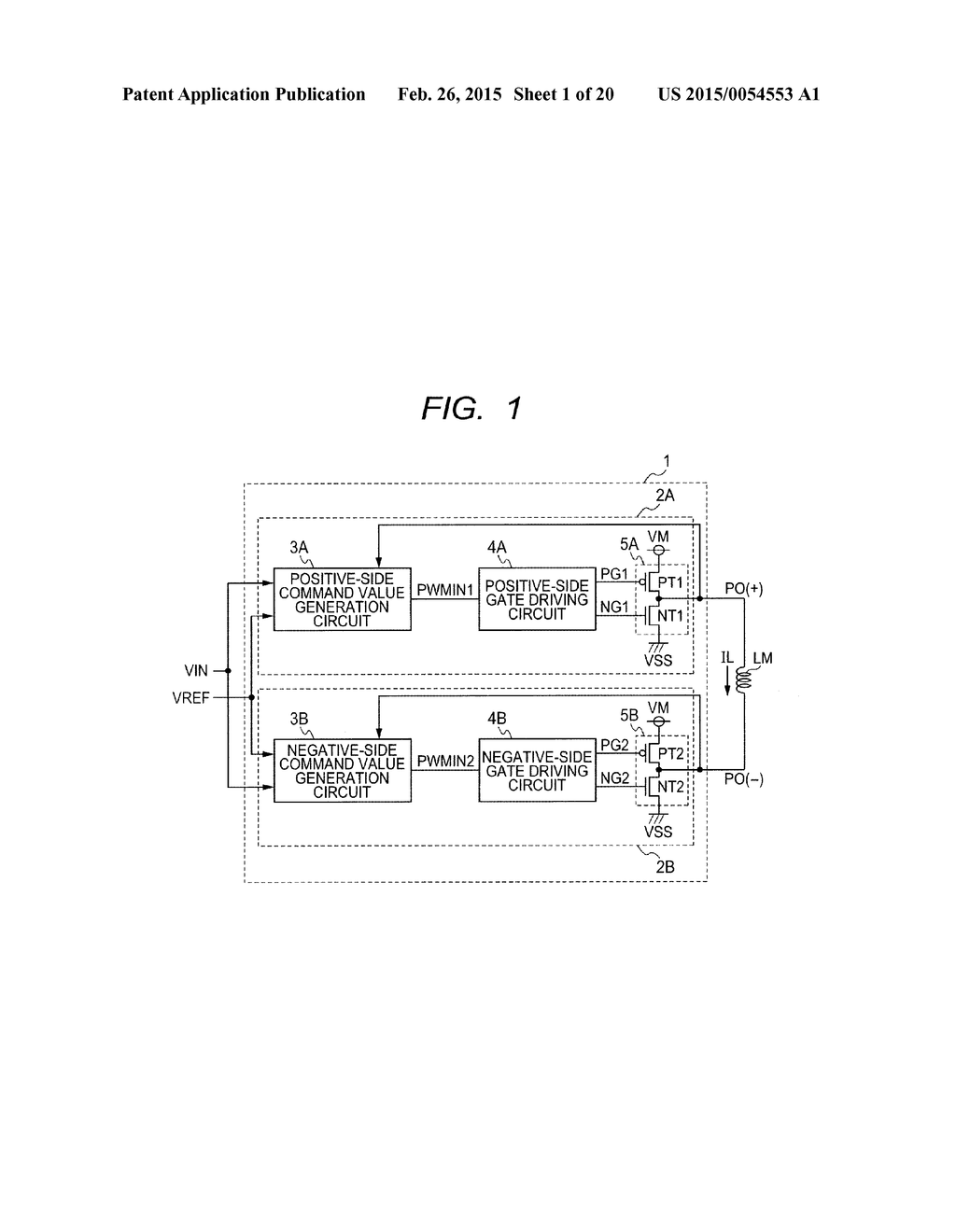 PULSE WIDTH MODULATION CIRCUIT AND VOLTAGE-FEEDBACK CLASS-D AMPLIFIER     CIRCUIT - diagram, schematic, and image 02