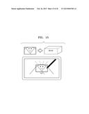 METHOD AND APPARATUS FOR EXECUTING APPLICATION USING MULTIPLE INPUT TOOLS     ON TOUCHSCREEN DEVICE diagram and image