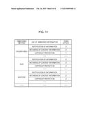 SELECTING INFORMATION EMBEDDING METHOD AFFECTING CORRECT INTERPRETATION     BASED ON EFFECT OF EMBEDDED INFORMATION ON CONTENT DATA diagram and image