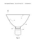 LED-BASED ILLUMINATION MODULE WITH PREFERENTIALLY ILLUMINATED COLOR     CONVERTING SURFACES diagram and image