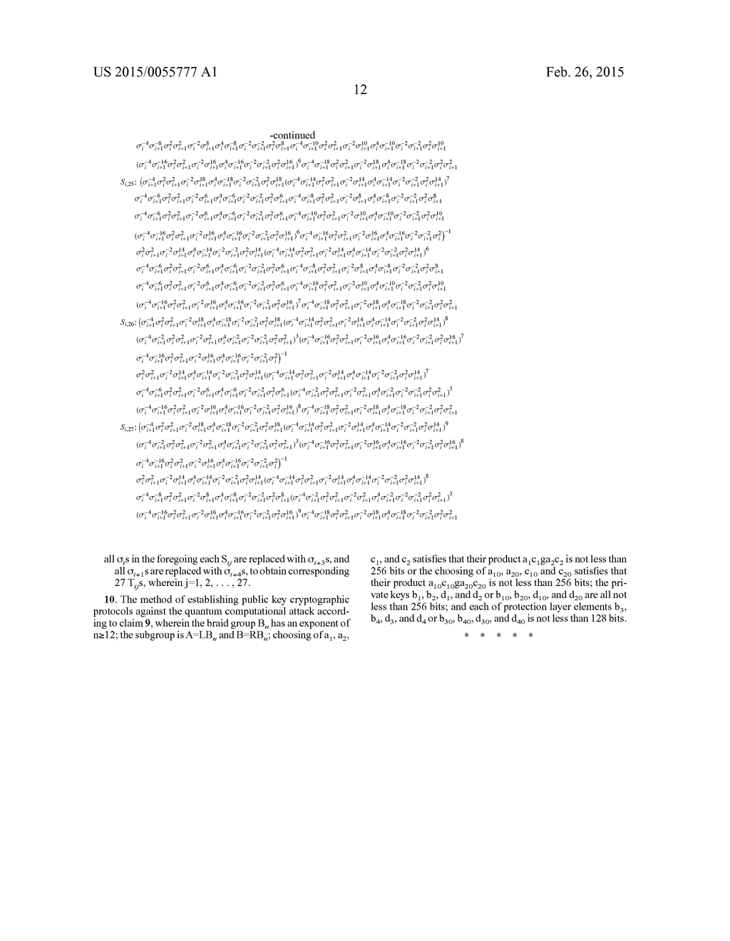METHOD OF ESTABLISHING PUBLIC KEY CRYPTOGRAPHIC PROTOCOLS AGAINST QUANTUM     COMPUTATIONAL ATTACK - diagram, schematic, and image 13