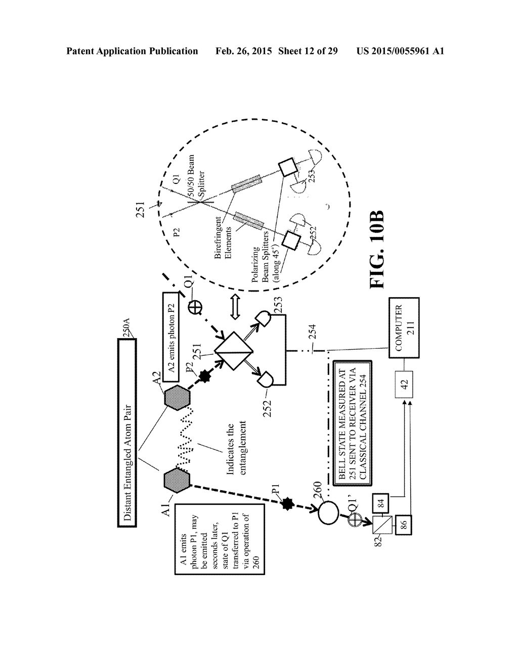 SYSTEM AND METHOD FOR QUANTUM BASED INFORMATION TRANSFER - diagram, schematic, and image 13