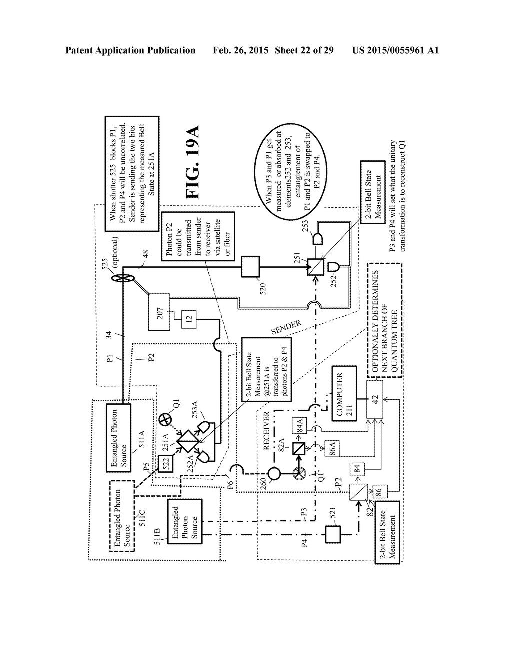 SYSTEM AND METHOD FOR QUANTUM BASED INFORMATION TRANSFER - diagram, schematic, and image 23