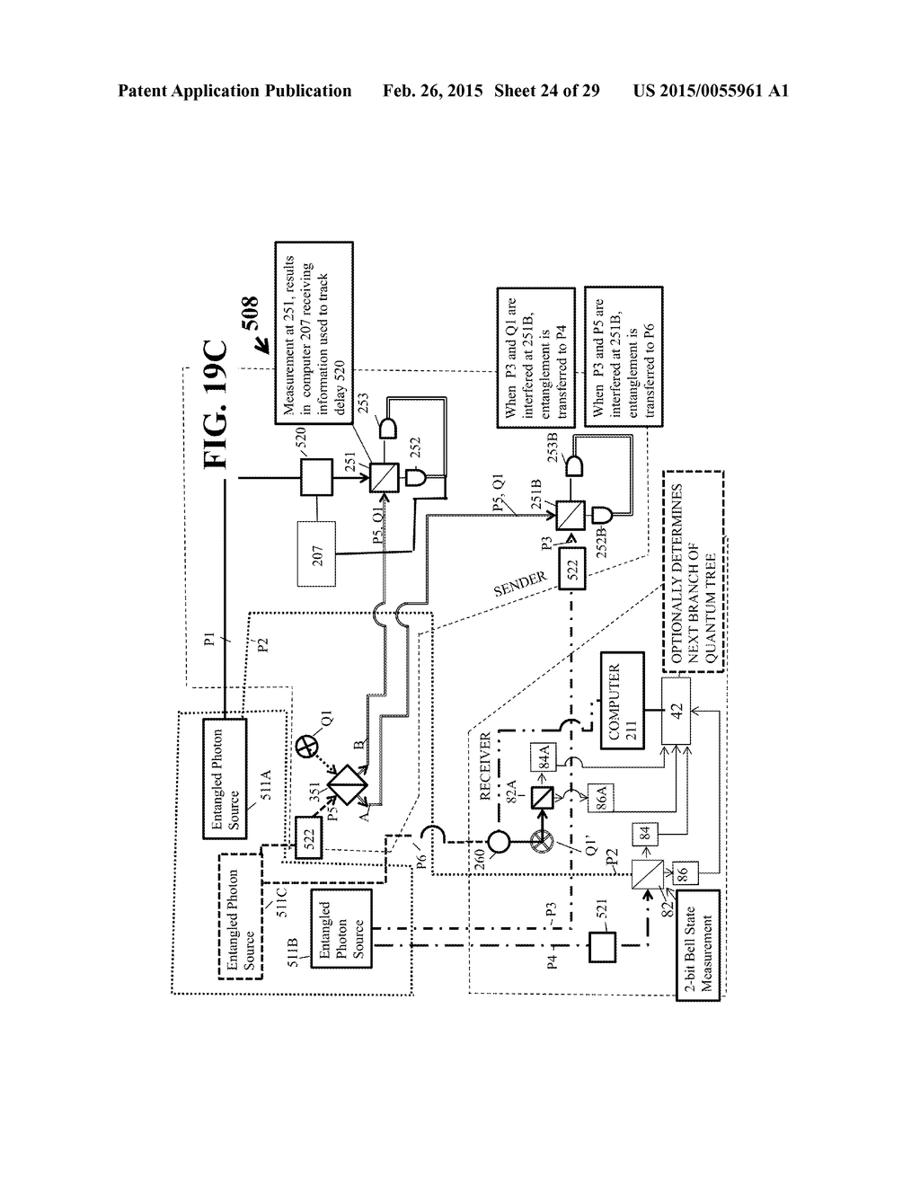 SYSTEM AND METHOD FOR QUANTUM BASED INFORMATION TRANSFER - diagram, schematic, and image 25