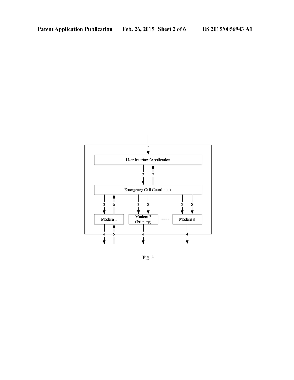 METHOD FOR ESTABLISHMENT OF AN EMERGENCY CALL - diagram, schematic, and image 03