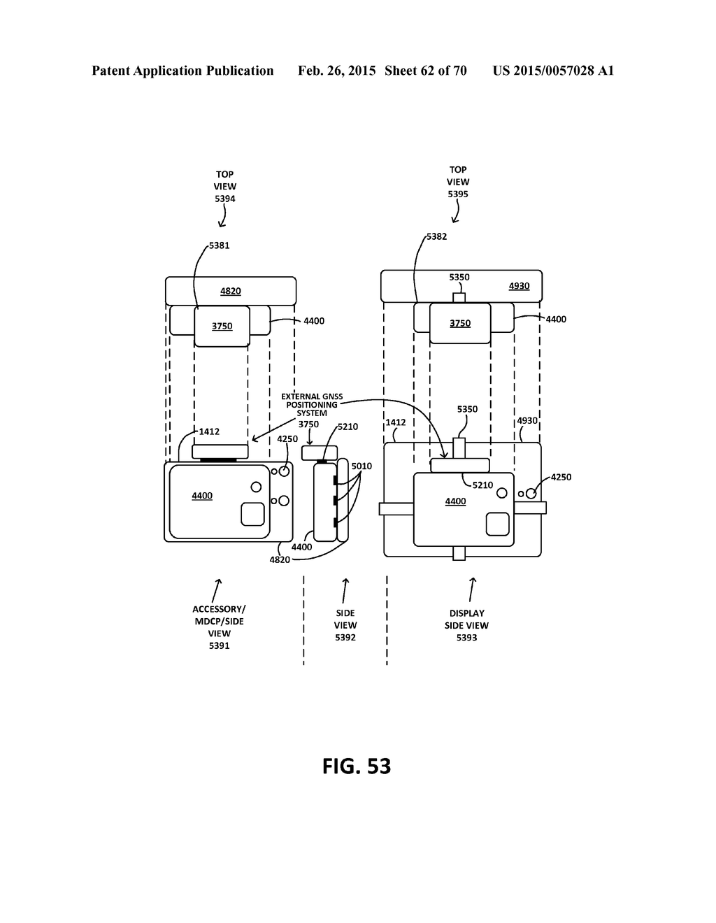 COLLECTING EXTERNAL ACCESSORY DATA AT A MOBILE DATA COLLECTION PLATFORM     THAT OBTAINS RAW OBSERVABLES FROM AN EXTERNAL GNSS RAW OBSERVABLE     PROVIDER - diagram, schematic, and image 63