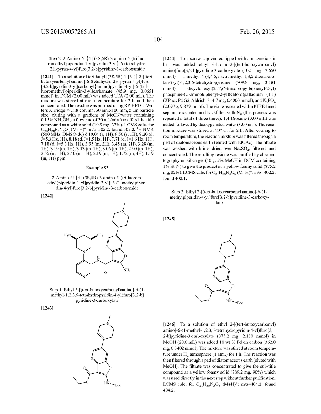 FURO- AND THIENO-PYRIDINE CARBOXAMIDE COMPOUNDS USEFUL AS PIM KINASE     INHIBITORS - diagram, schematic, and image 105