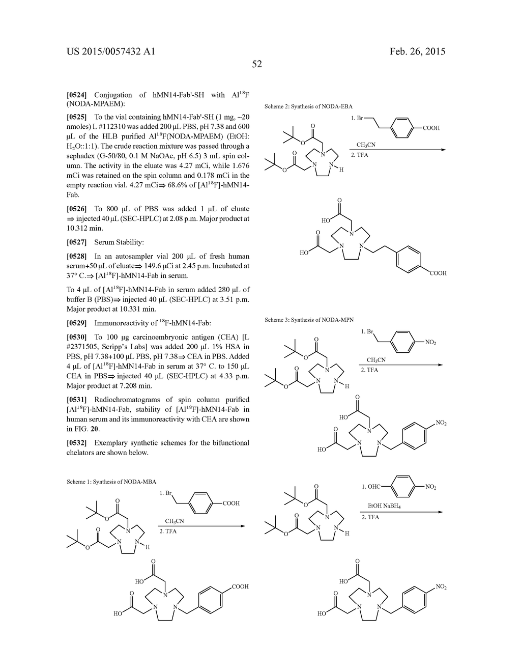 Methods and Compositions for Improved F-18 Labeling of Proteins, Peptides     and Other Molecules - diagram, schematic, and image 87