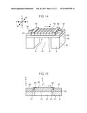 Piezoelectric Device, Ultrasound Probe, Droplet Discharge Device, And     Piezoelectric Device Fabrication Method diagram and image