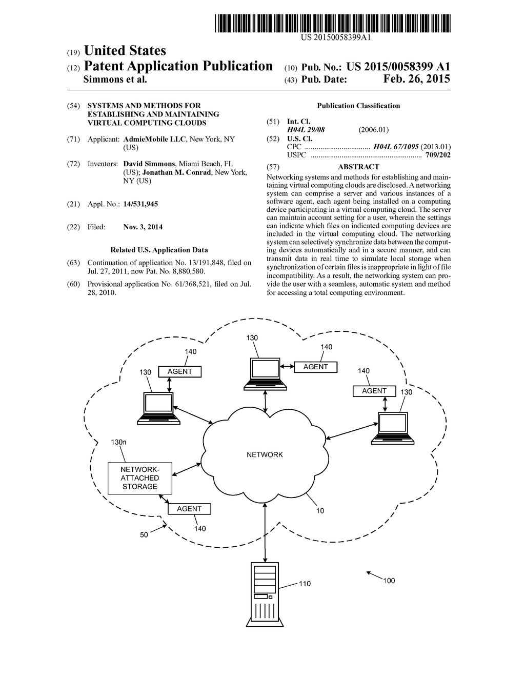 SYSTEMS AND METHODS FOR ESTABLISHING AND MAINTAINING VIRTUAL COMPUTING     CLOUDS - diagram, schematic, and image 01